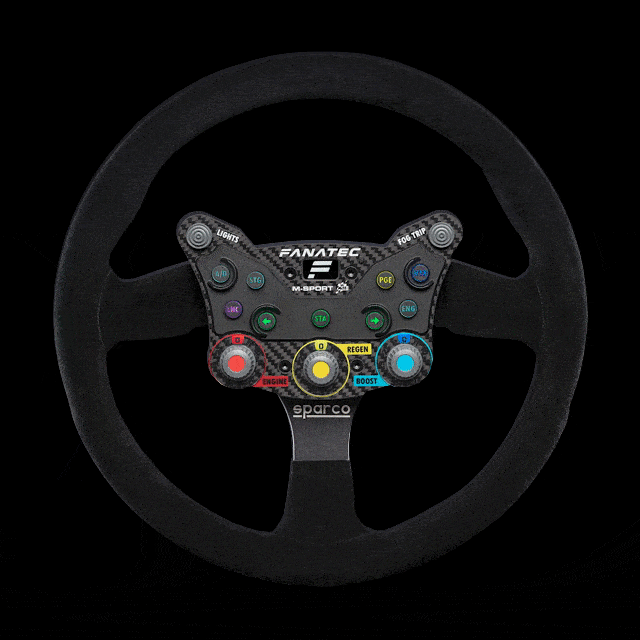 Fanatec Rally Button Module RGB Colors